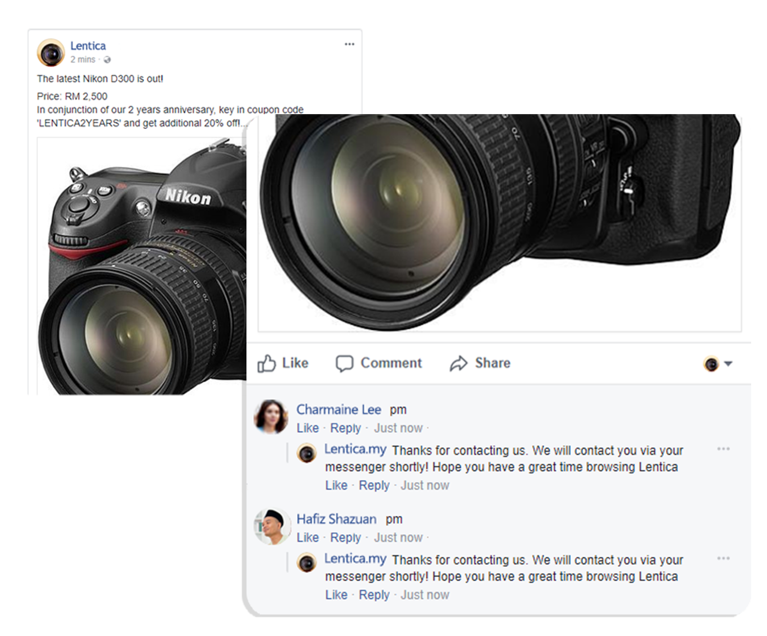 automatically reply within seconds