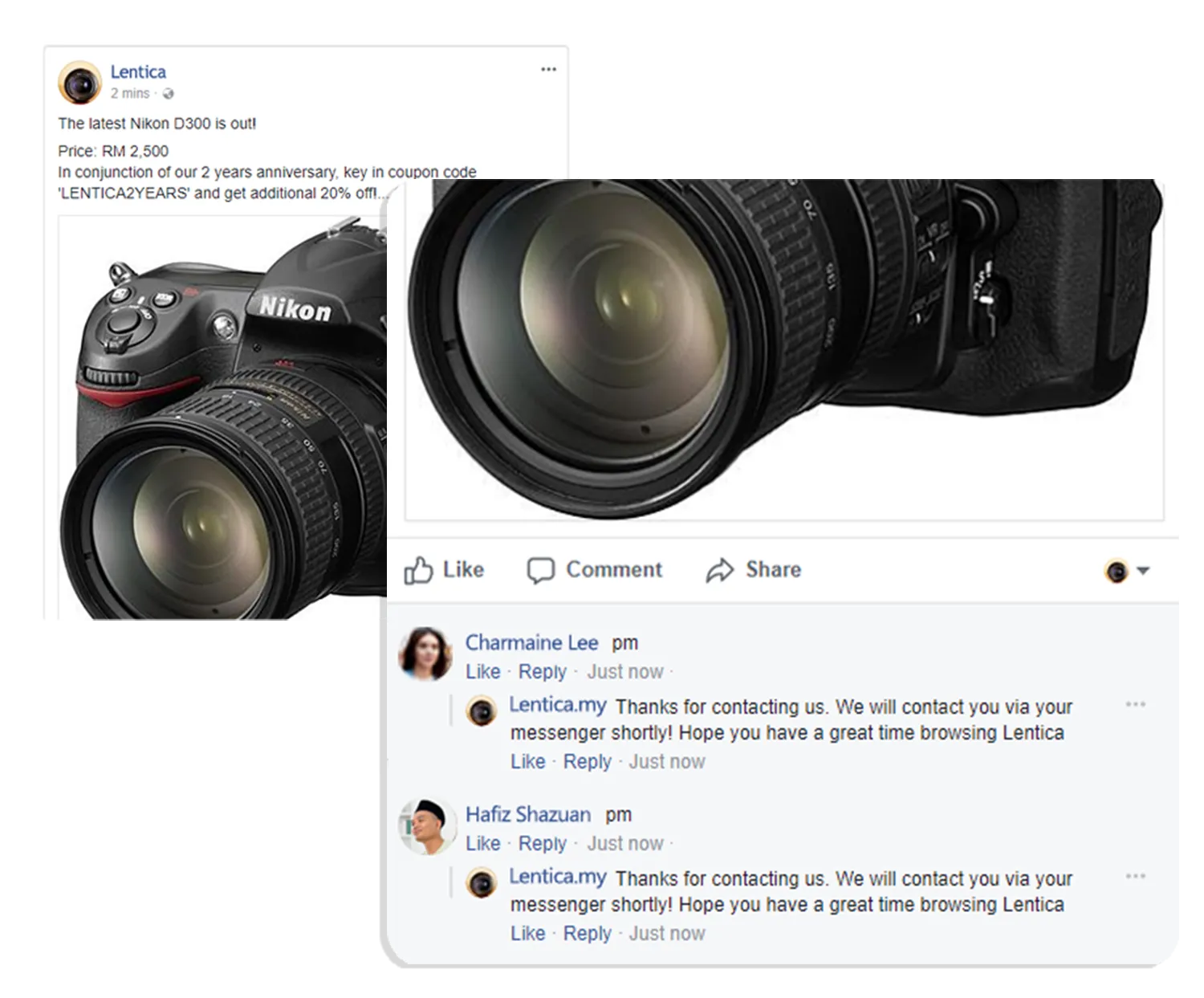 automatically reply within seconds