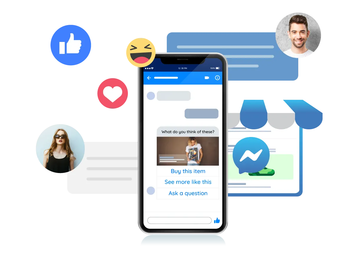 facebook messenger shop