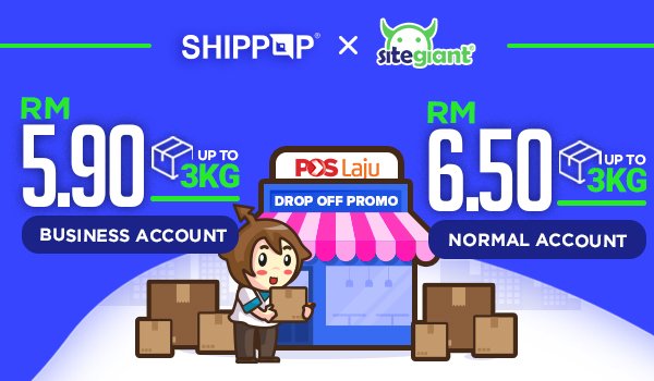 Shippop Poslaju SiteGiant