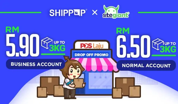 Shippop Poslaju SiteGiant