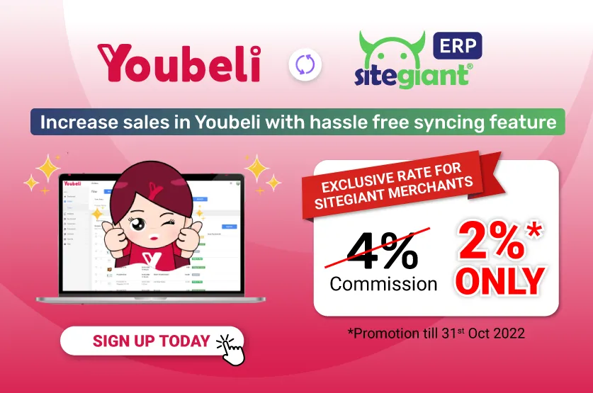 Exclusive Commission Rate with Youbeli