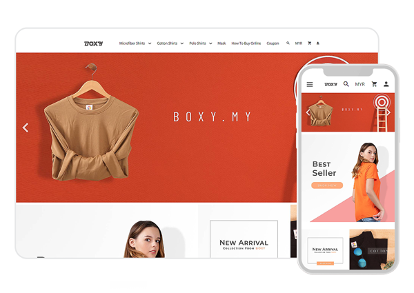 Boxy merchant webstore