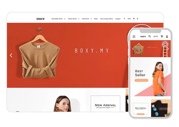 Boxy merchant webstore