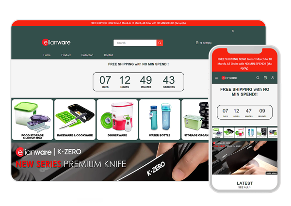 Elianware merchant webstore